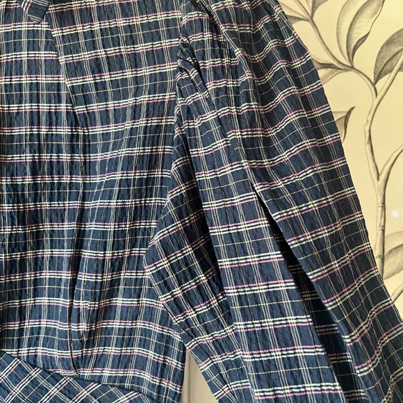 ISABEL MARANT FILANUA PUFF-SLEEVE PLAID MINI DRESS - Size 38/US 6 - Picture 7 of 13